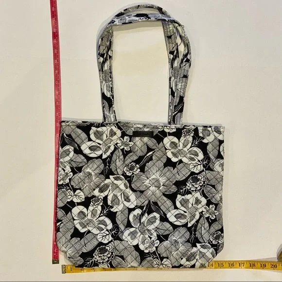 NWT Vera Bradley Tote Bag in Signature Cotton, Bedford Blooms - Picture 6 of 16